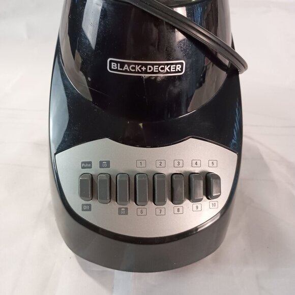 BLACK+DECKER BL2010BP 10-Speed Blender 6-Cup Plastic Jar Excellent Condition - Picture 6 of 7